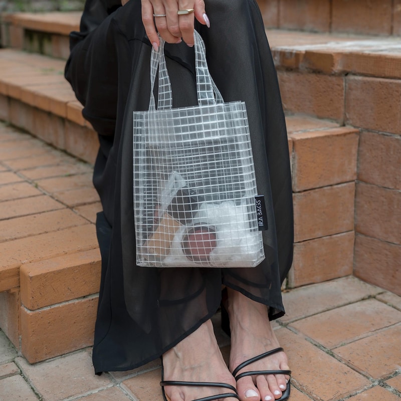 Mini Clear Bag, Small Transparent Purse, Stadium Approved Bag, Mini See Through Bag, Tiny Transparent Bag, Night Out Bag, Clear Make Up Bag