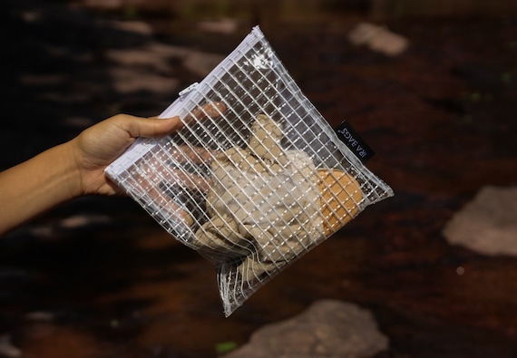 Trousse de toilette de voyage transparente, pochette de transport é