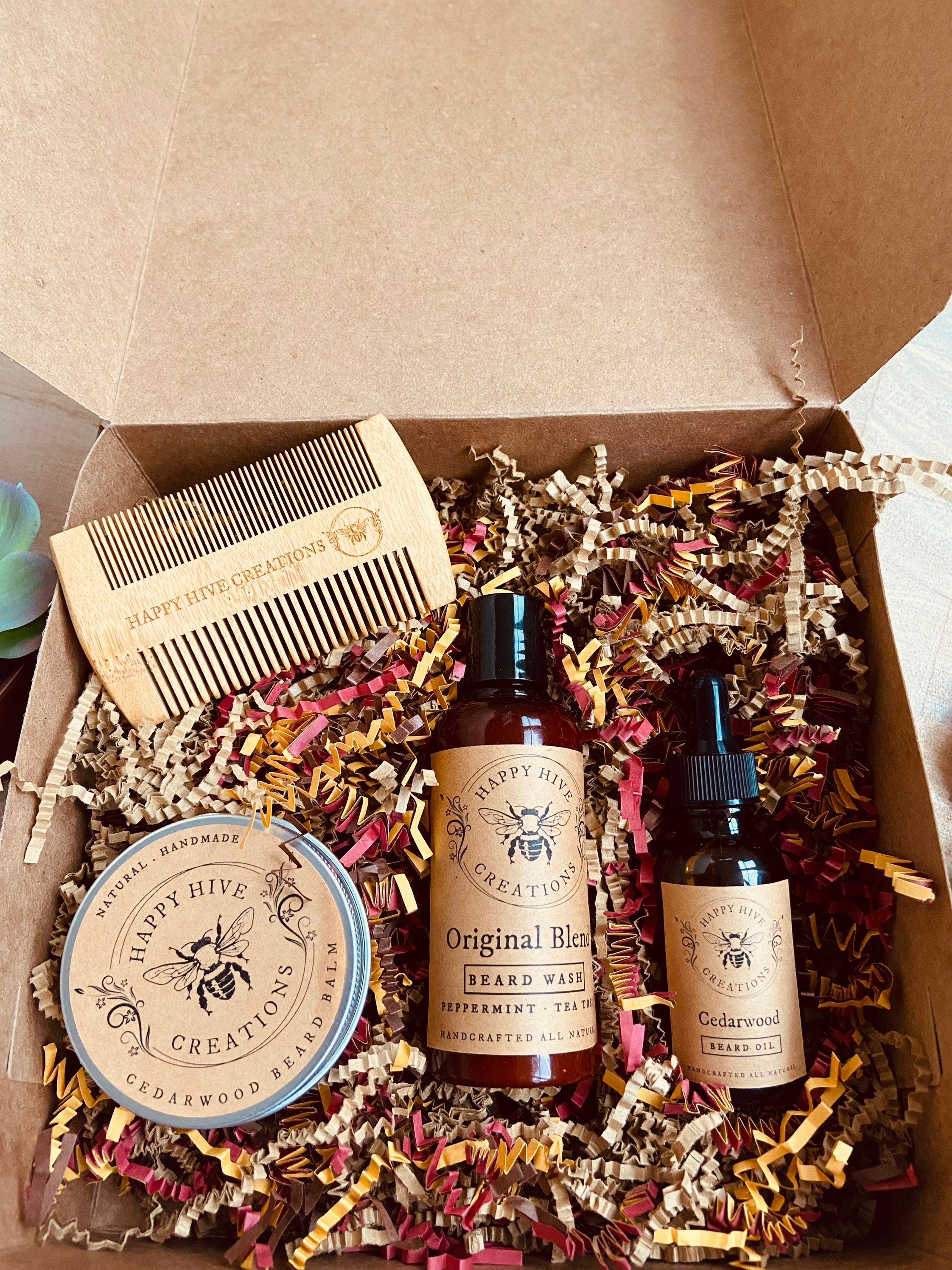 Ultimate Beard Care Kit-Beard Balm, Beard Wash, Beard Oil, Comb- Bear…