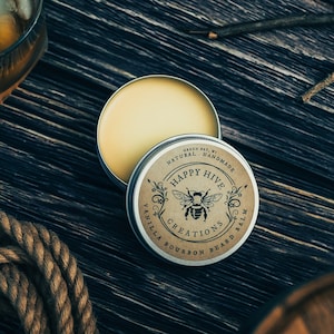 Beard Balm - Vanilla Bourbon - Natural ingredients - Beeswax Butter - Conditioning & Nourishing Beard Care