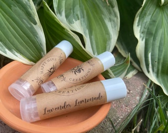 Lavender Lemonade - Beeswax Lip Balm - Beeswax Chapstick - All Natural Ingredients - Nourishing Skin Care