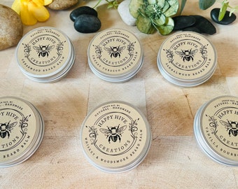 Beard Balm - Pick Any Two - Natural ingredients - Beeswax Butter Balm - Conditioning & Nourishing Beard Care