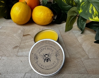 Crema per cuticole al burro di limone: trattamento per unghie completamente naturale, 1 oz