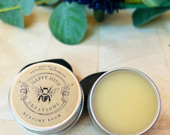 Bedtime Balm - Stress Relief - Anti-anxiety - Relaxation - Sleep Aid - Relieves Restlessness - All natural - Aromatherapy- Travel Size