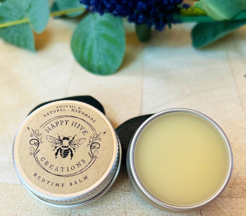 Bedtime Balm Stress Relief Anti-anxiety Relaxation Sleep Aid Relieves Restlessness All natural Aromatherapy Travel Size image 1