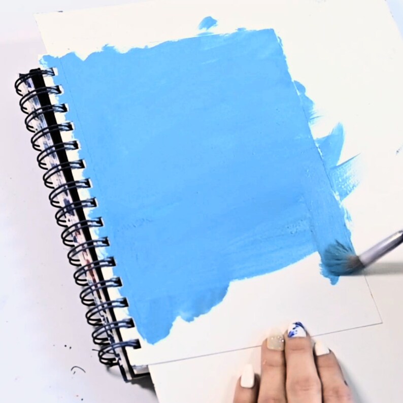 How to Paint Clouds Online Paint Class With Acrylic Paints Blue Sky