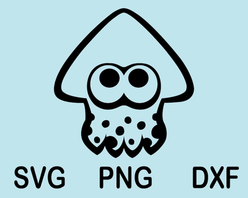 Splatoon SVG Nintendo svg silhouette Splatoon 2 squid logo Splatoon SVG Nintendo svg silhouette Splatoon 2 squid logo