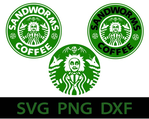 Beetlejuice Starbucks Logo Svg Beetlejuice Svg Starbucks Etsy
