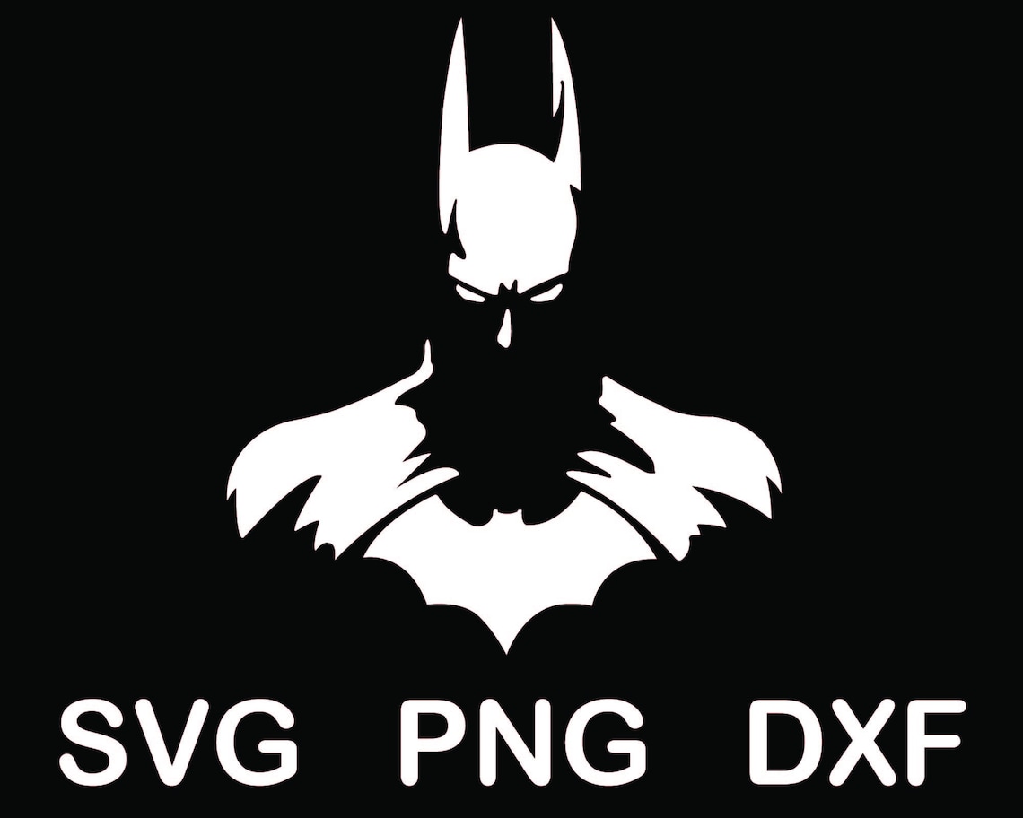 Batman Svg Batman silhouette svg Dark knight svg Cut file Etsy