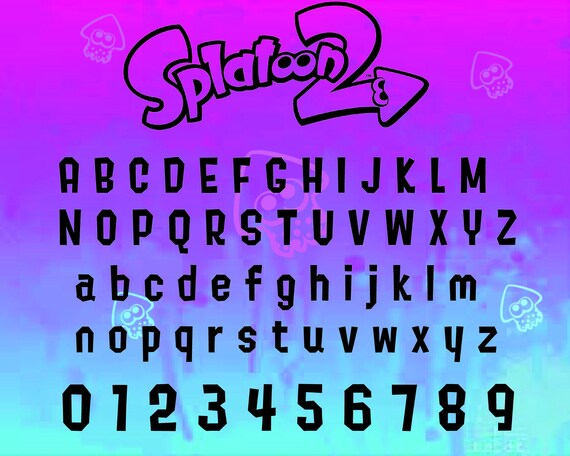 Serif Script Splatoon Splatoon Language Font _ Splatoon Font Download – CAAU