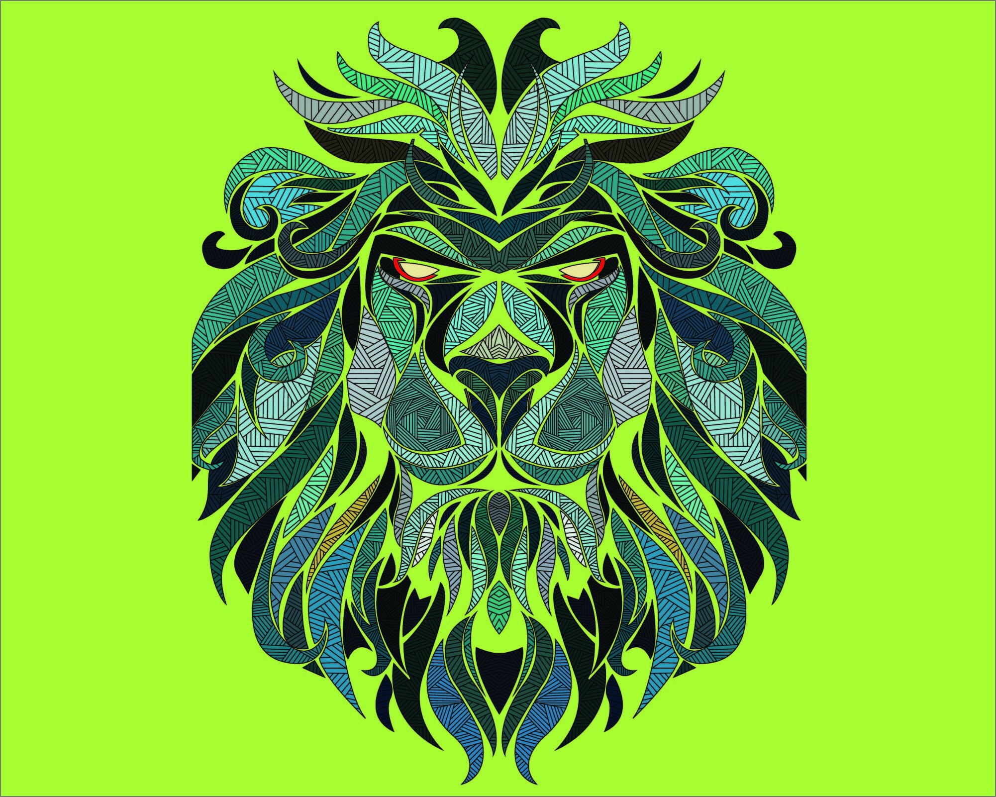 Lion Svg Mandala Lion Svg Lion King Svg Half Lion Head Svg - Etsy