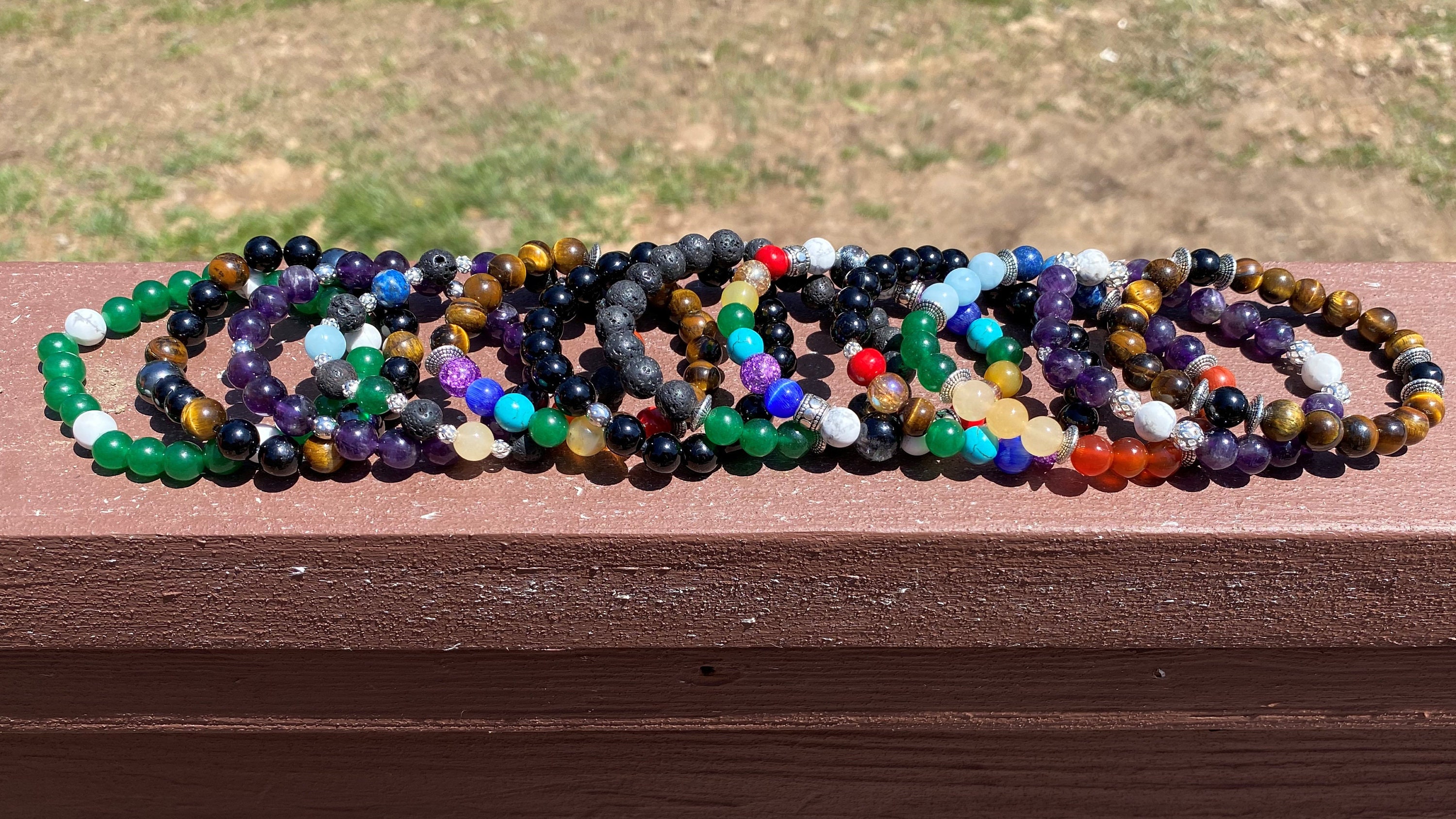 Green Jade Good Luck Bracelet HEALING MALA BRACELET Etsy