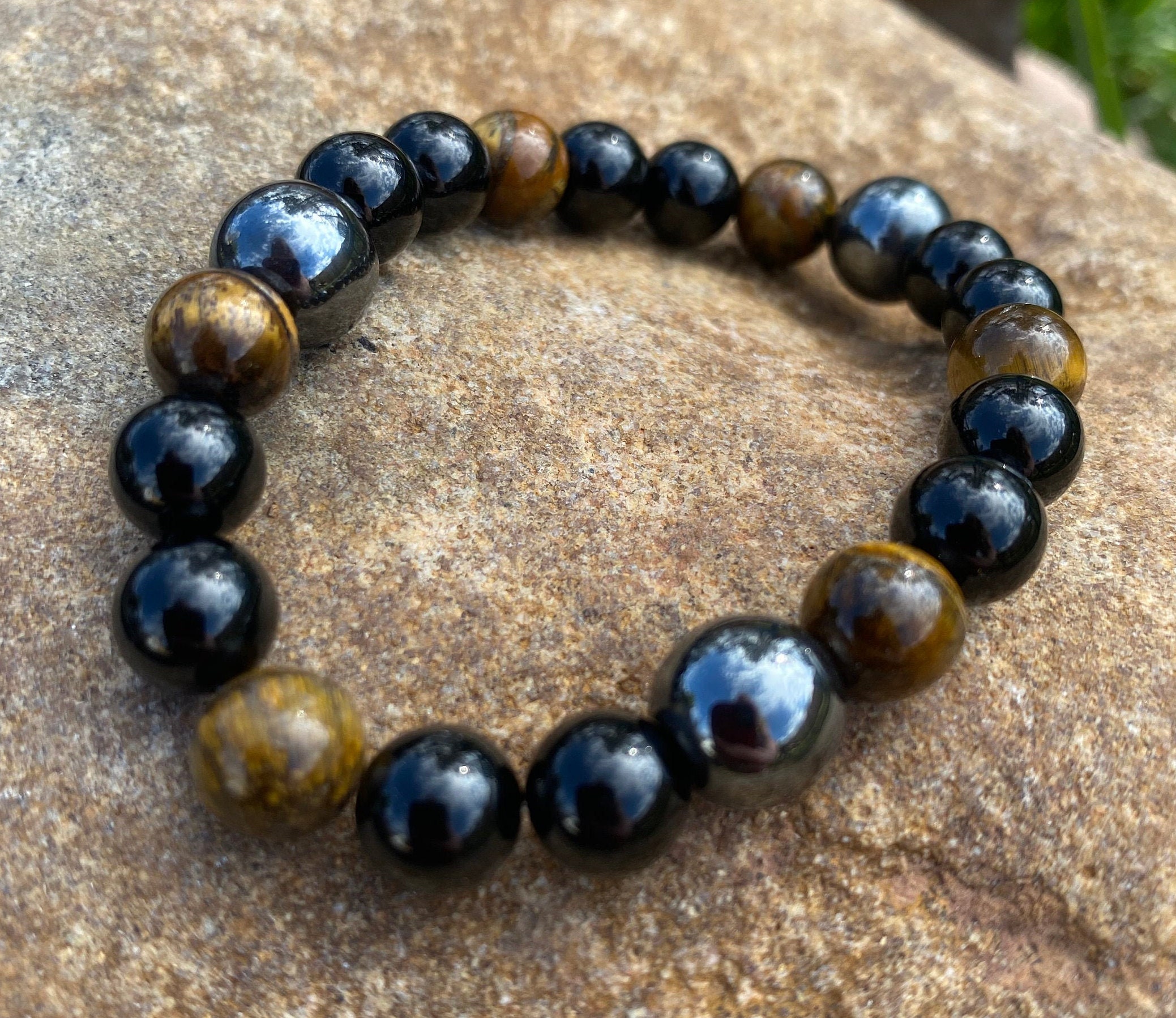 Tiger Eye Bracciale Litoterapia In Pietra Naturale