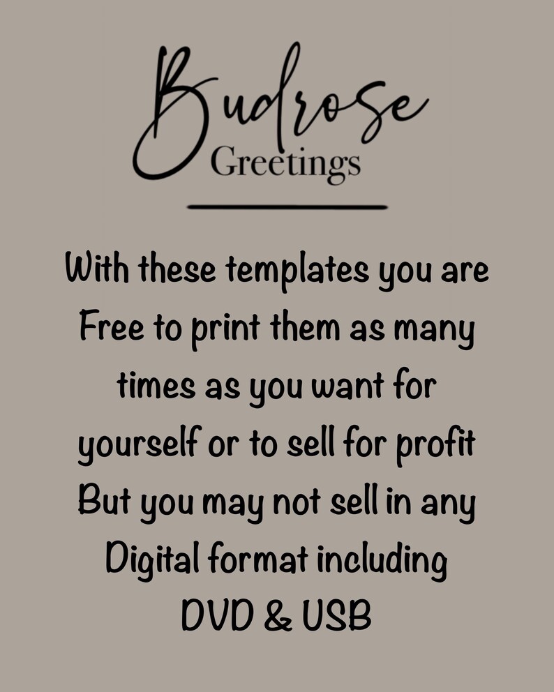 Printable Birthday Card, Instant Download, Print at Home, Digital