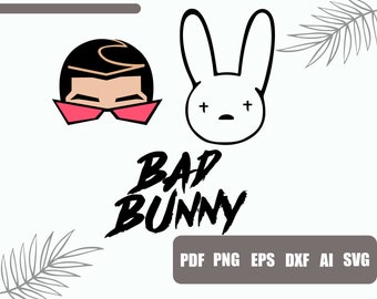 Download Bad bunny svg | Etsy