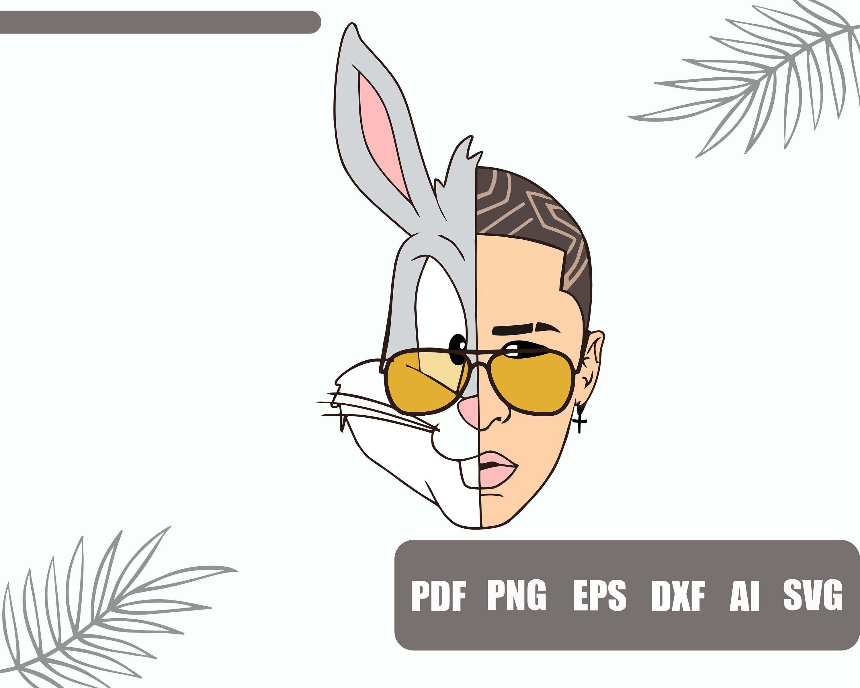 Bad Bunny Svg Free Download - 123+ SVG File for Cricut