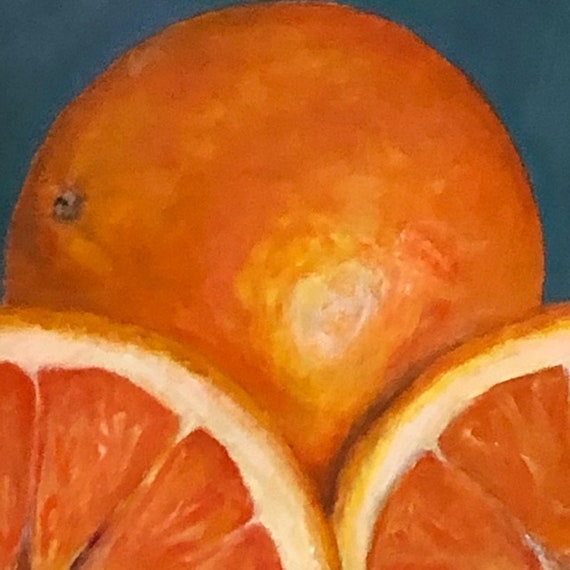 Oranges Painting - Chelzart  Orange painting, Simple acrylic paintings,  Fruit painting