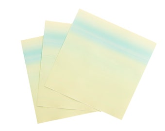 Yellow ombre artist paper for paper crafts, paper embossing, paper layering