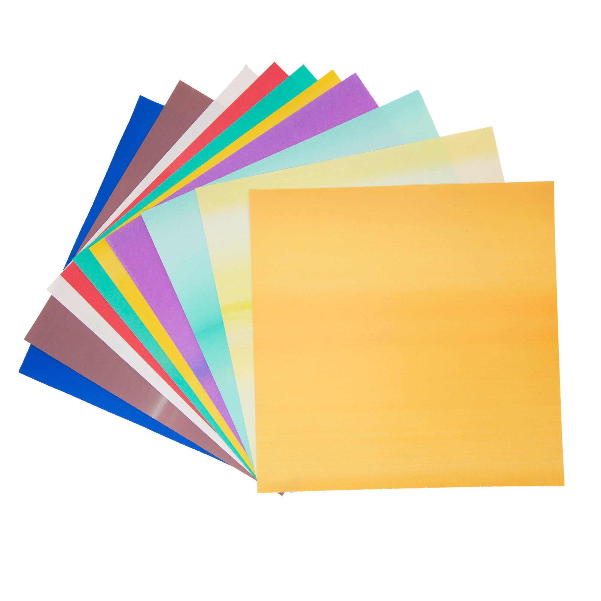 Waterproof card stock craft paper multi color assorted sheets Etsy