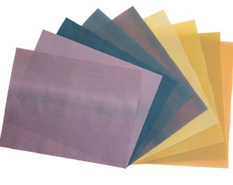 7.75x10 | 9 sheets | Assorted colors | Artist Paper