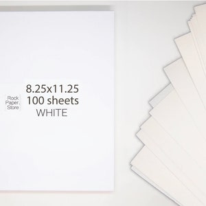 Carta bianca 8,25x11,25 - 100 fogli