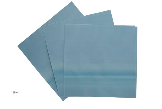 Blue artist paper for paper crafts, paper embossing, paper layering