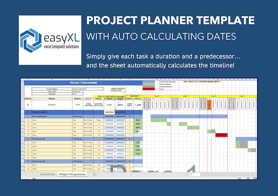 project management timeline template excel