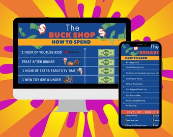 Graphique de comportement modifiable pour les enfants | Suivi du comportement quotidien et système de récompense | Téléchargement numérique instantané