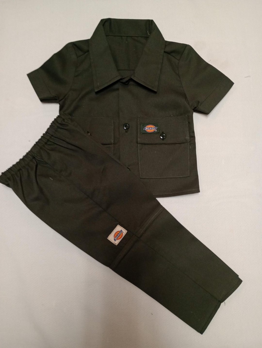 12 Mo Olive Green Dickies Pants Suit - Etsy
