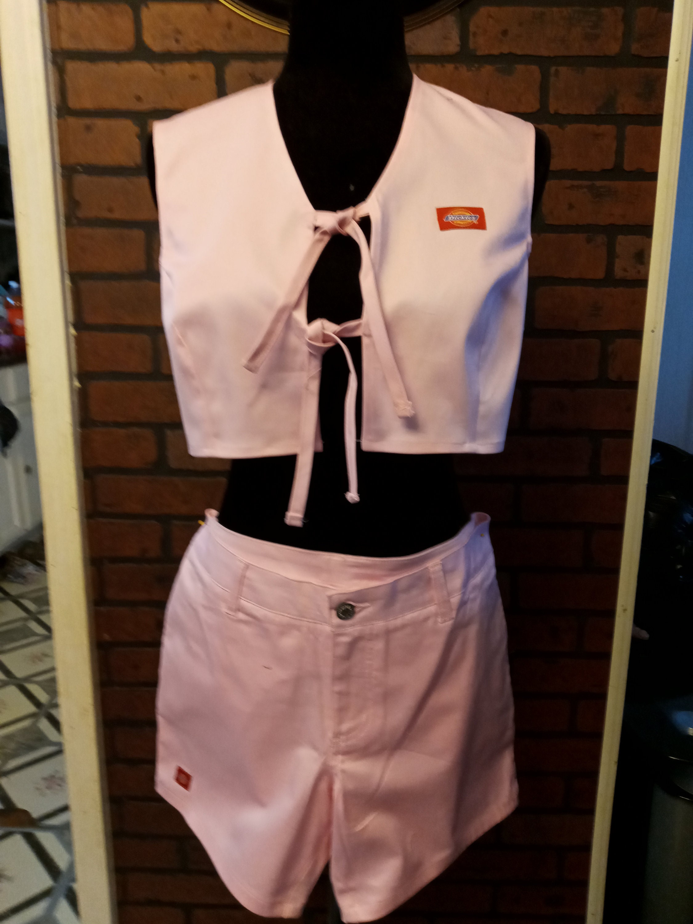 Medium Pink Dickie Short Set - Etsy