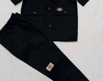 12/18 mo black dickie pant suit
