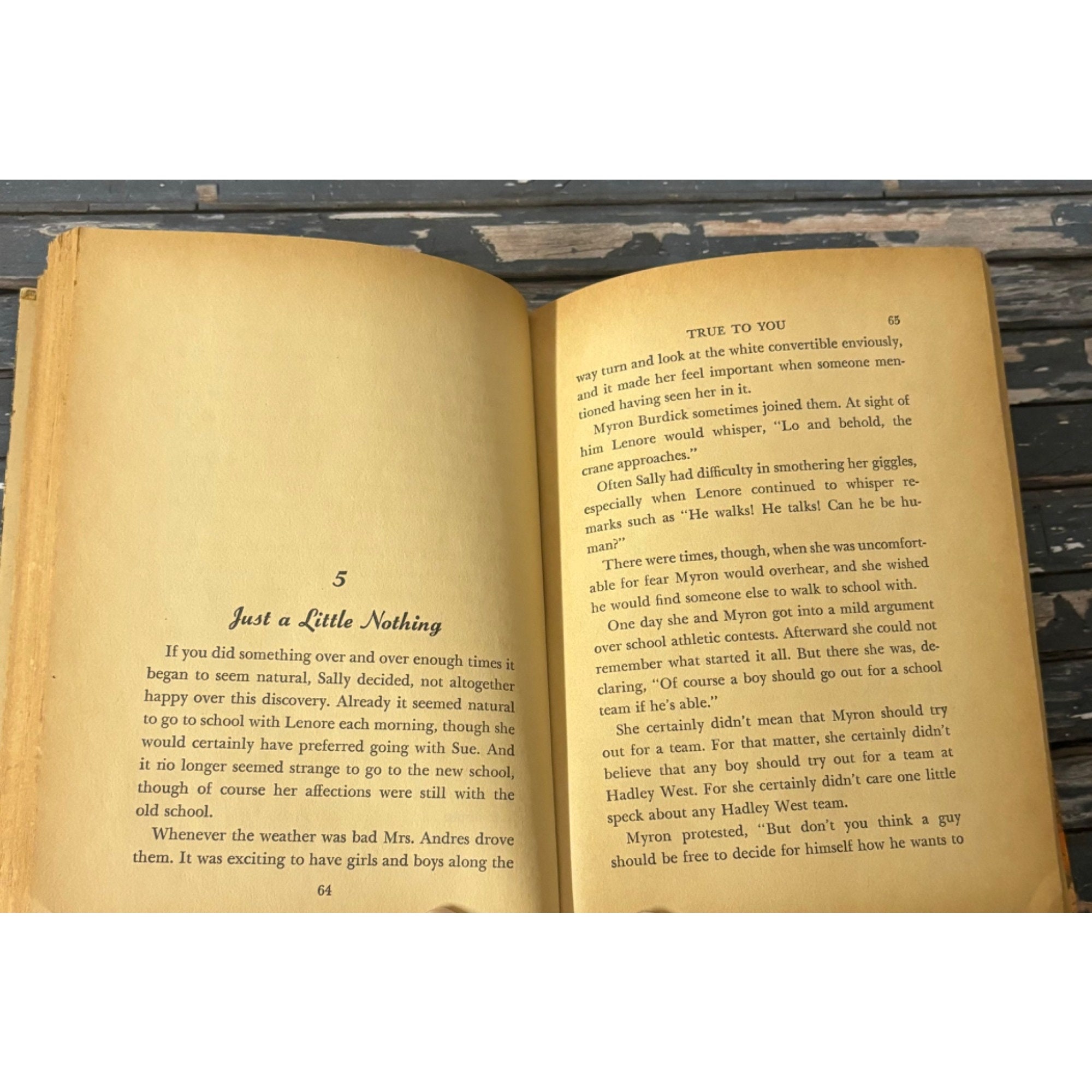 Vintage Fiction True to You by Viola Rowe whitman Novel for Girls 1964