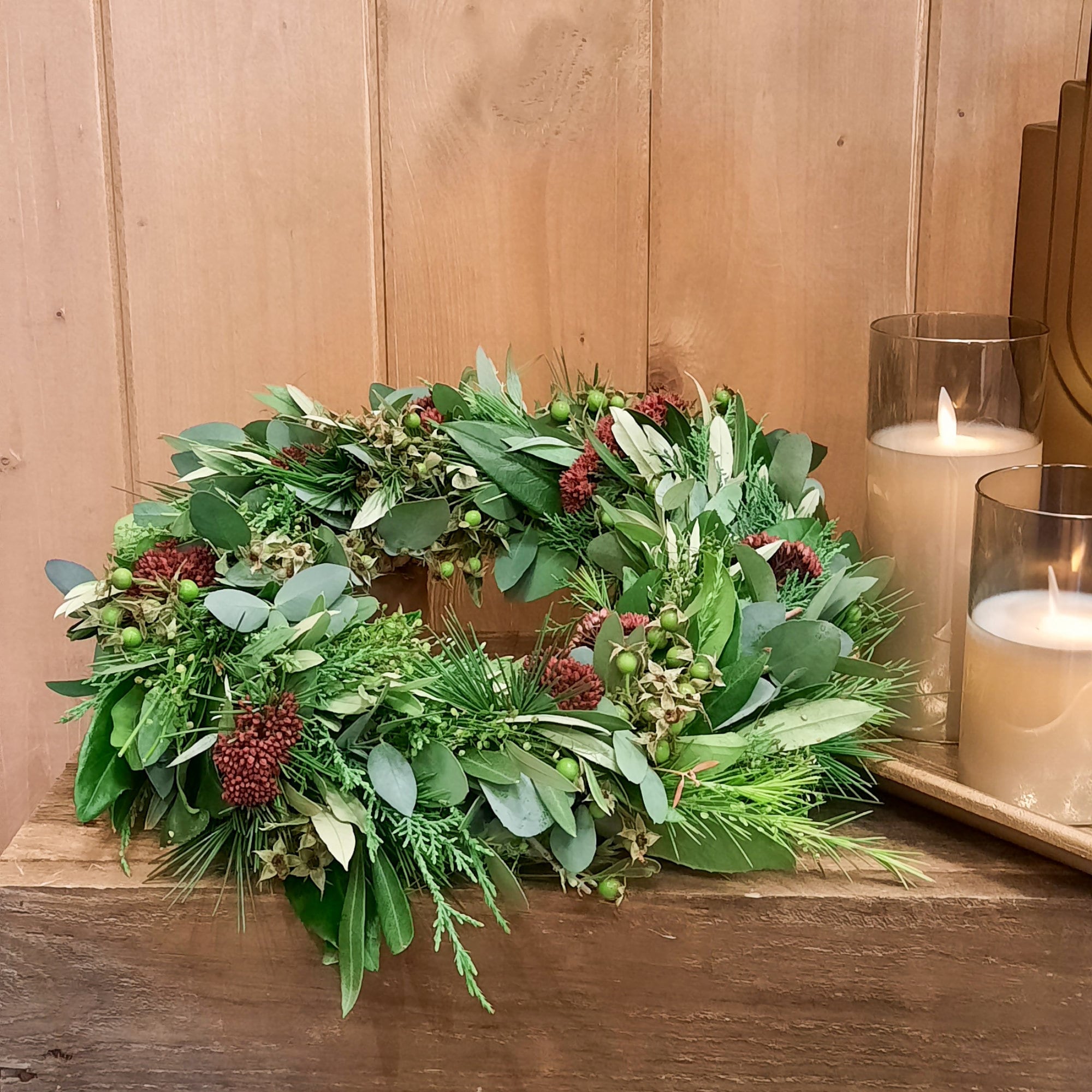 Adventskranz Schmücken Natur 2024 Margy Saundra