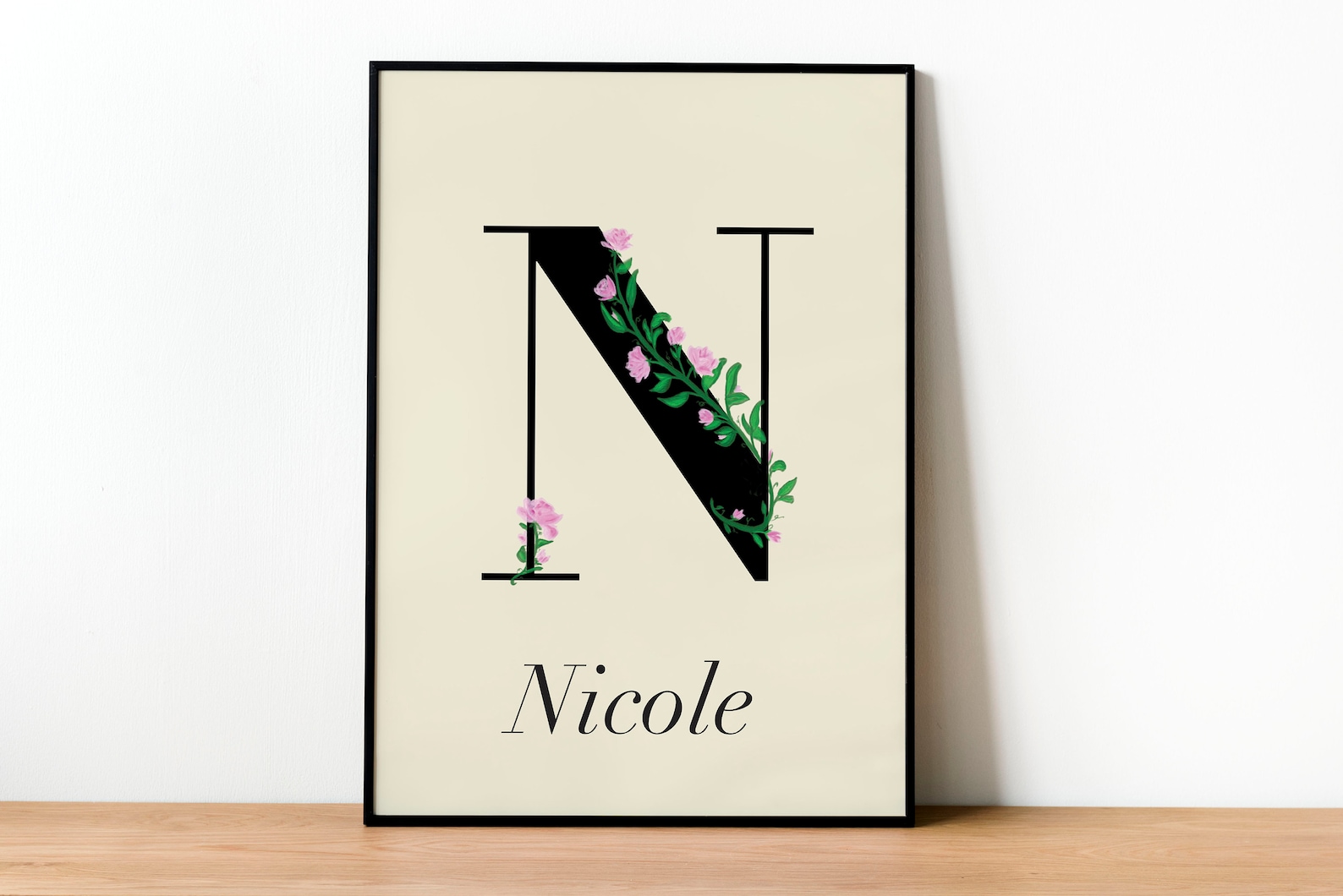 Custom Name Print Downloadable Print Nursery Print Kids Etsy