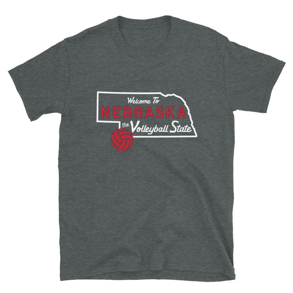 Nebraska Volleyball Shirt Nebraska the Volleyball State Husker Shirt Nebraska Cornhusker Shirt