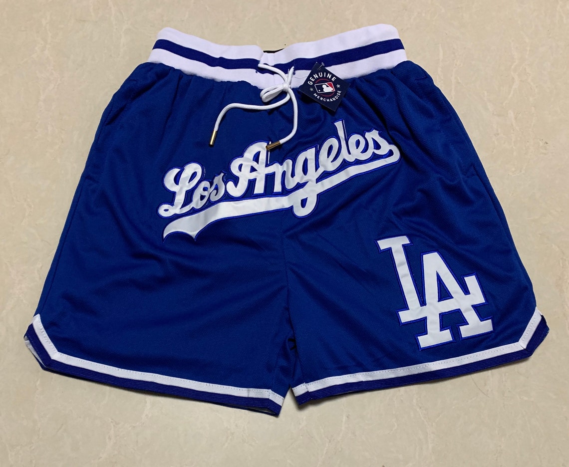 Los Angeles Dodgers Shorts Royal Gray All Stitched | Etsy