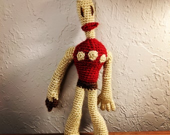 Pattern Only - Crochetman - inspired by Klaymen from The Neverhood