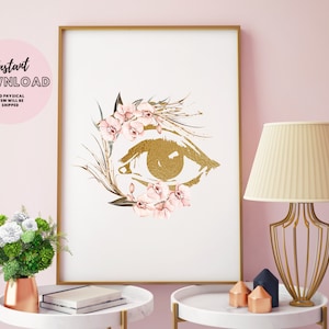 Human Eye Medical Print Anatomy Poster Optometry Decor Surgery Optometrist Optician Graduation Gift Ophthalmologist Artwork organ Doctor