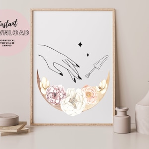 Manicured Art Decor Nail Technician Gift Bar Line Mono Cosmetology Parlour Minimal Beauty Salon Esthetician Print Med Spa Cosmetic Poster