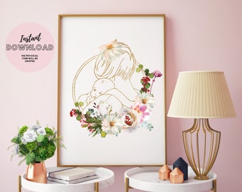Birthchild Doula Download Print Pediatric Registered Nurse RN Gift Pediatrician Midwife Appreciation Graduation Art baby poster Office Decor