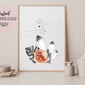 Hands Manicured Art Decor Nail Technician Gift Bar Line Mono Cosmetology Parlour Beauty Salon Esthetician Print Med Spa Cosmetic Poster
