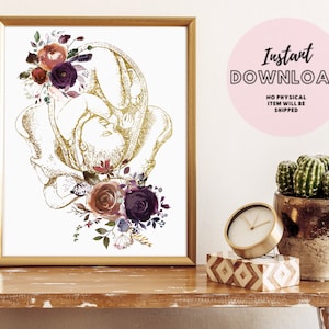 Boho Schwangerschaft Wand Kunst Poster Druck Medizinisches Anatomisches Neugeborenes Baby Obgyn Hebamme Doula Graguation Schule Gynäkologie Geschenk Kinderarzt