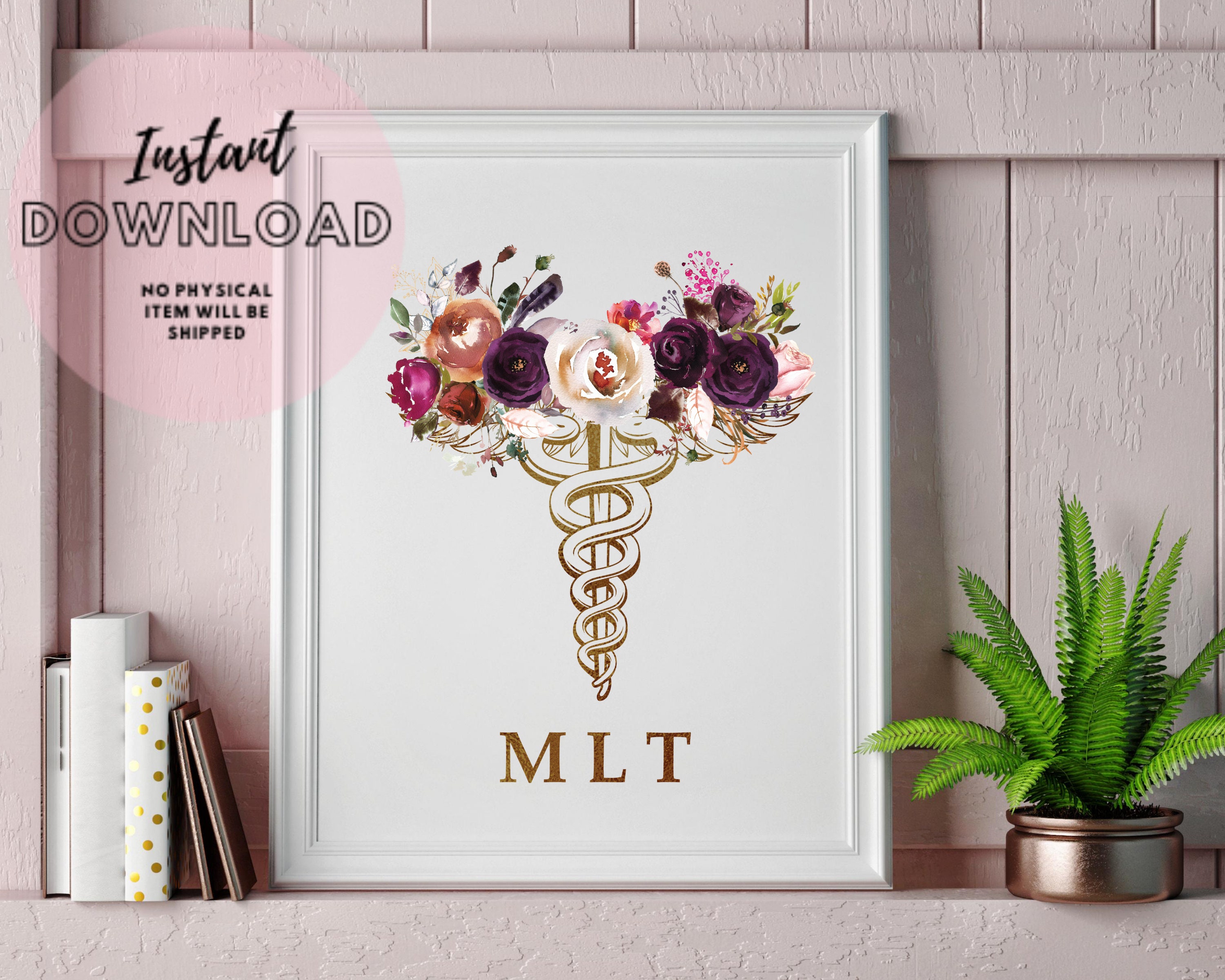 Medical Laboratory Technician Gift MLT Print Technologist Lab Etsy