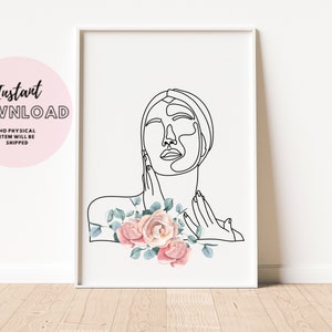 Skincare Routine Spa Decor Poster clinic printable beauty salon Art print facial poster medical business treatment cosmetic skin Beautician