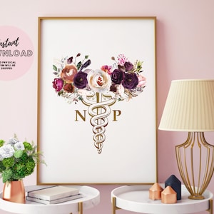 Nurse Practitioner Office Decor Poster Future New wall art printable Print Doctor Waiting Room NP Gift New Thank you appreciation Graduation