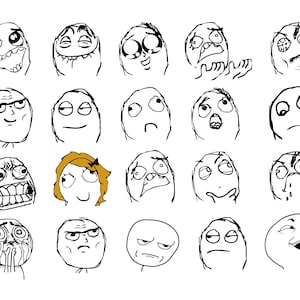 Troll Face Svg Png Dxf Internet Memes Clipart Printable Cut 