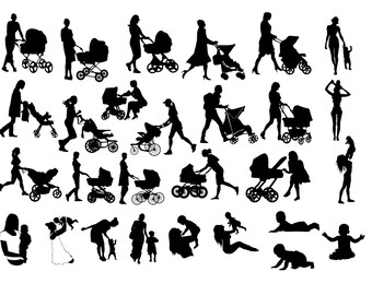 Download Mother And Baby Svg Etsy