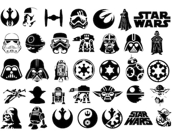 Star Wars Bundle, Warriors, Dark Power, SVG, PNG, DXF