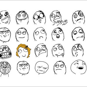 Meme Faces, Meme Vector, SVG, PNG, DXF