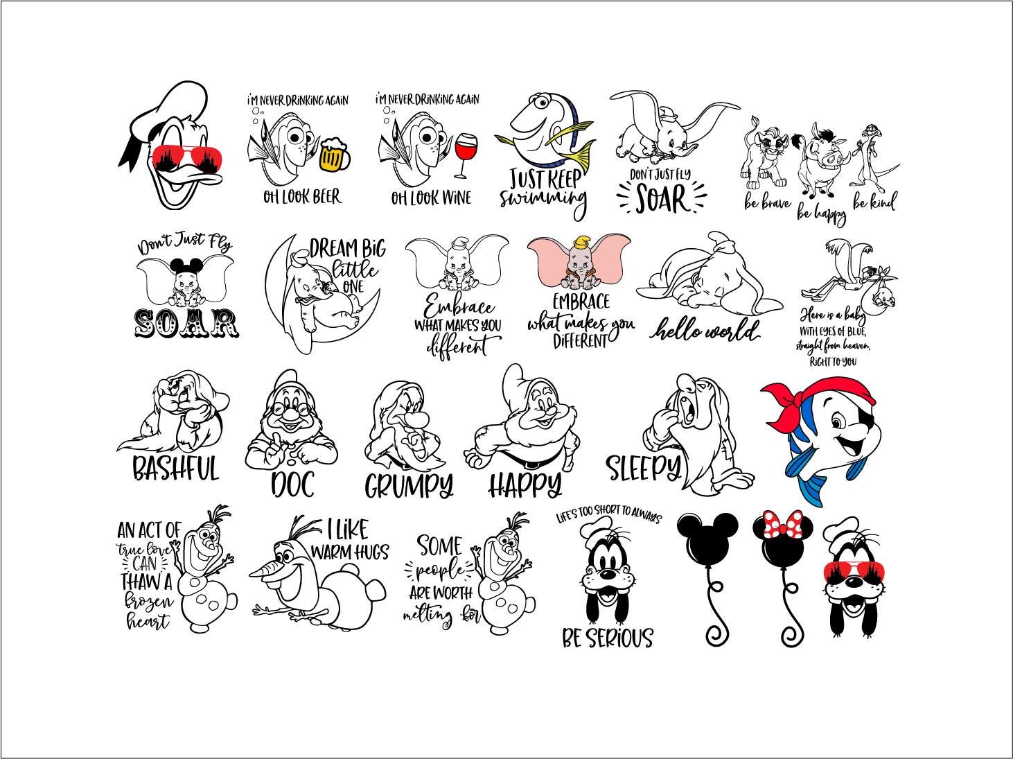 Chartoon Svg Cartoon Bundle, Cartoon Character, SVG, PNG, DXF - Etsy Australia